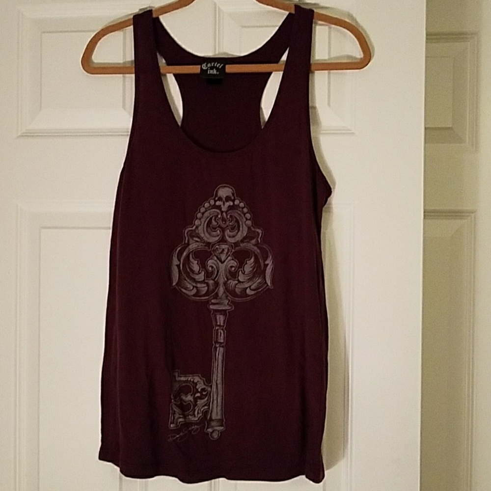 Tank burgundy 2x juniors